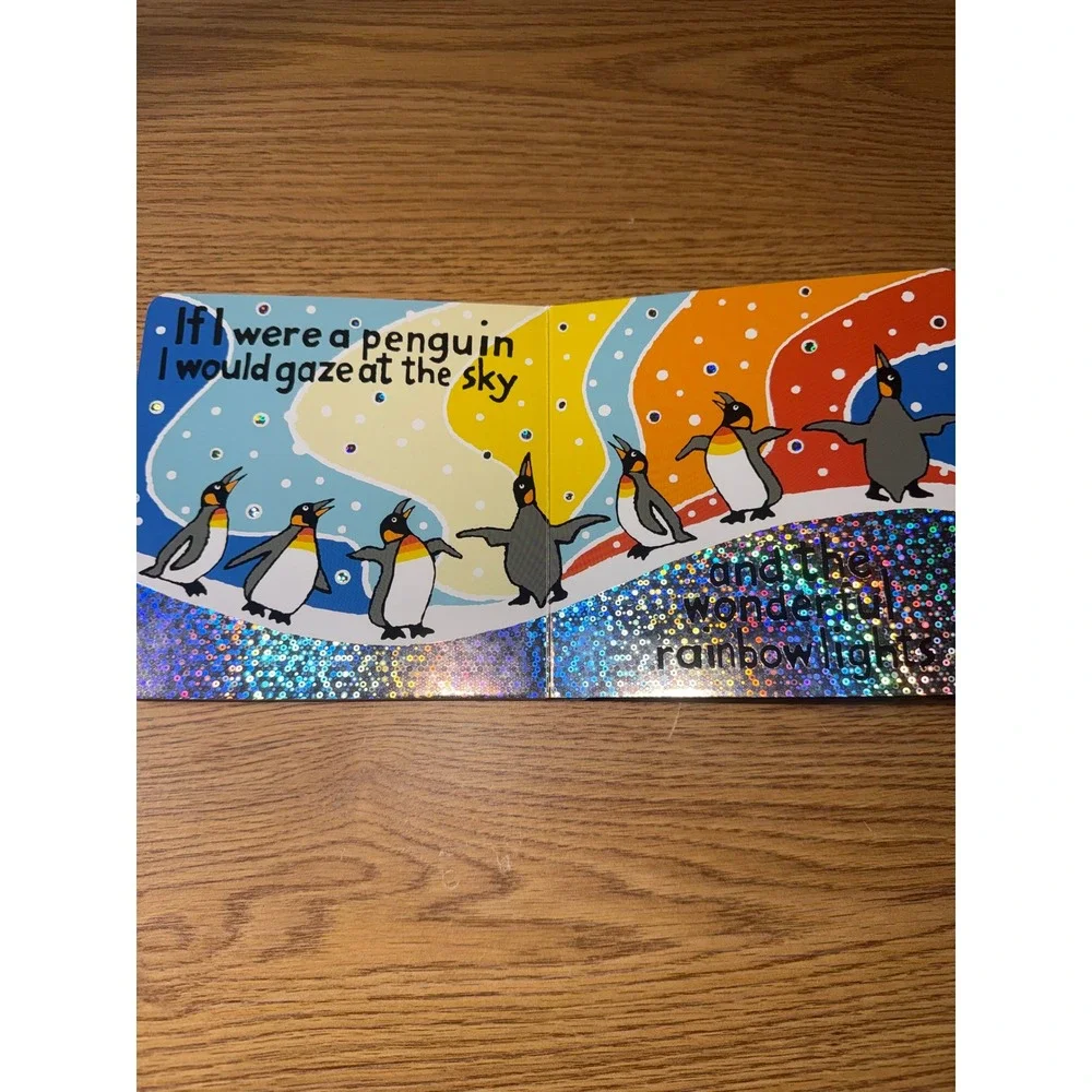Jellycat If I Were a Whale / Penguin Sensory Touch Board Book Set Anne Wilkinson